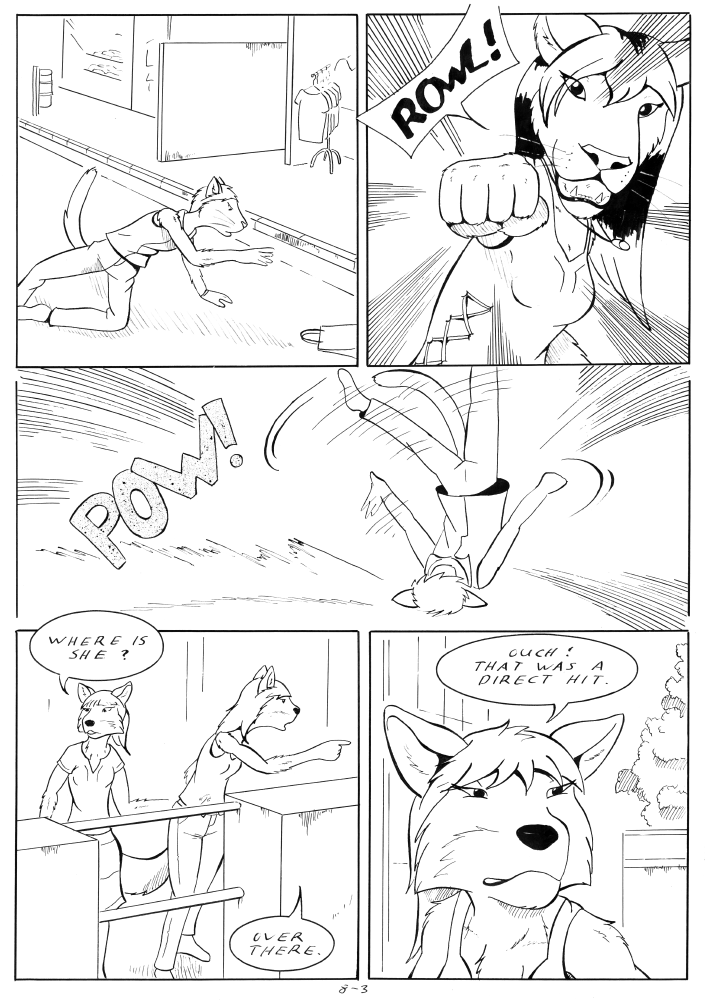 The latest page of the furry webcomic Sandra's Day.